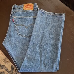 Levi's 501s Men's Blue Jeans. 5 Button Fly.Med wash 100% Cotton (#1619)sz.32x30.